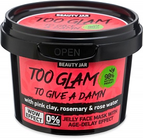 BEAUTY JAR TOO GLAM TO GIVE A DAMN - želejmaska ar liftinga efektu, 100 g