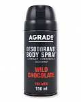 AGRADO dezodorants-sprejs vīriešiem WILD CHOCOLATE, 150ml