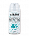 AGRADO dezodorants-sprejs PURE TRENDY, 150ml