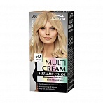 JOANNA Multi Cream matu krāsa 28 Gaiši pērļu blonds, 60/40/20ml