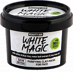 BEAUTY JAR WHITE MAGIC Attīrošā māla maska sejai, 140g