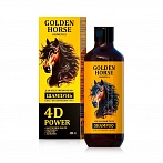 GOLDEN HORSE 4D Power šampūns matiem, 400ml