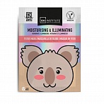 IDC INSTITUTE mitrinoša un izgaismojoša auduma maska sejai, 25g